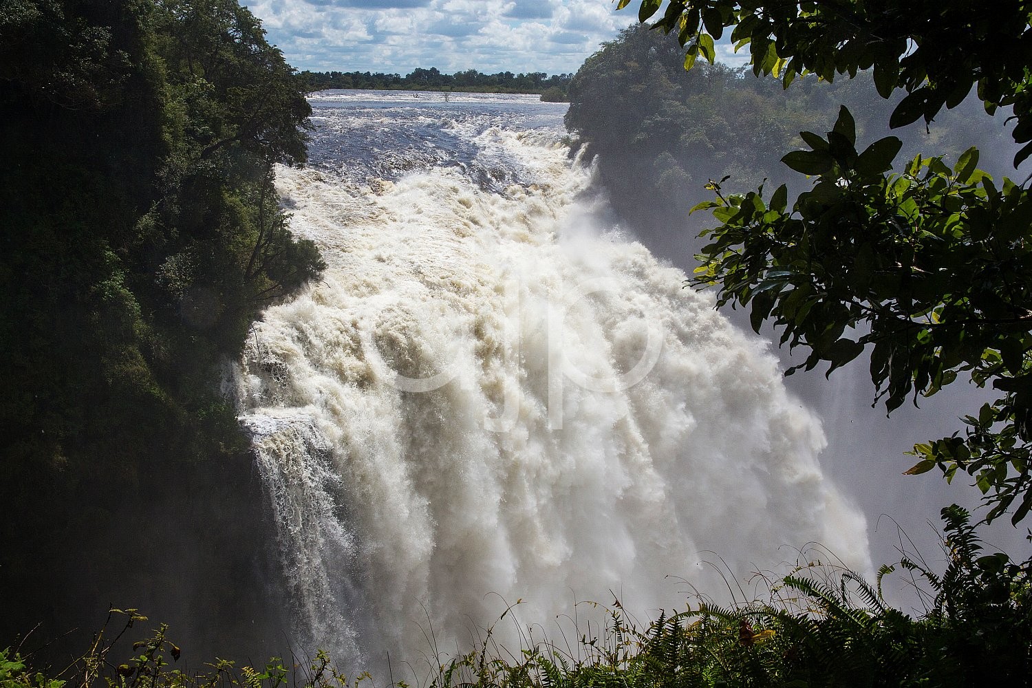 Safari, Zimbabwe, blue, djonesphoto, green, victoria falls, water, waterfall, waterfalls, white, zambia, Africa